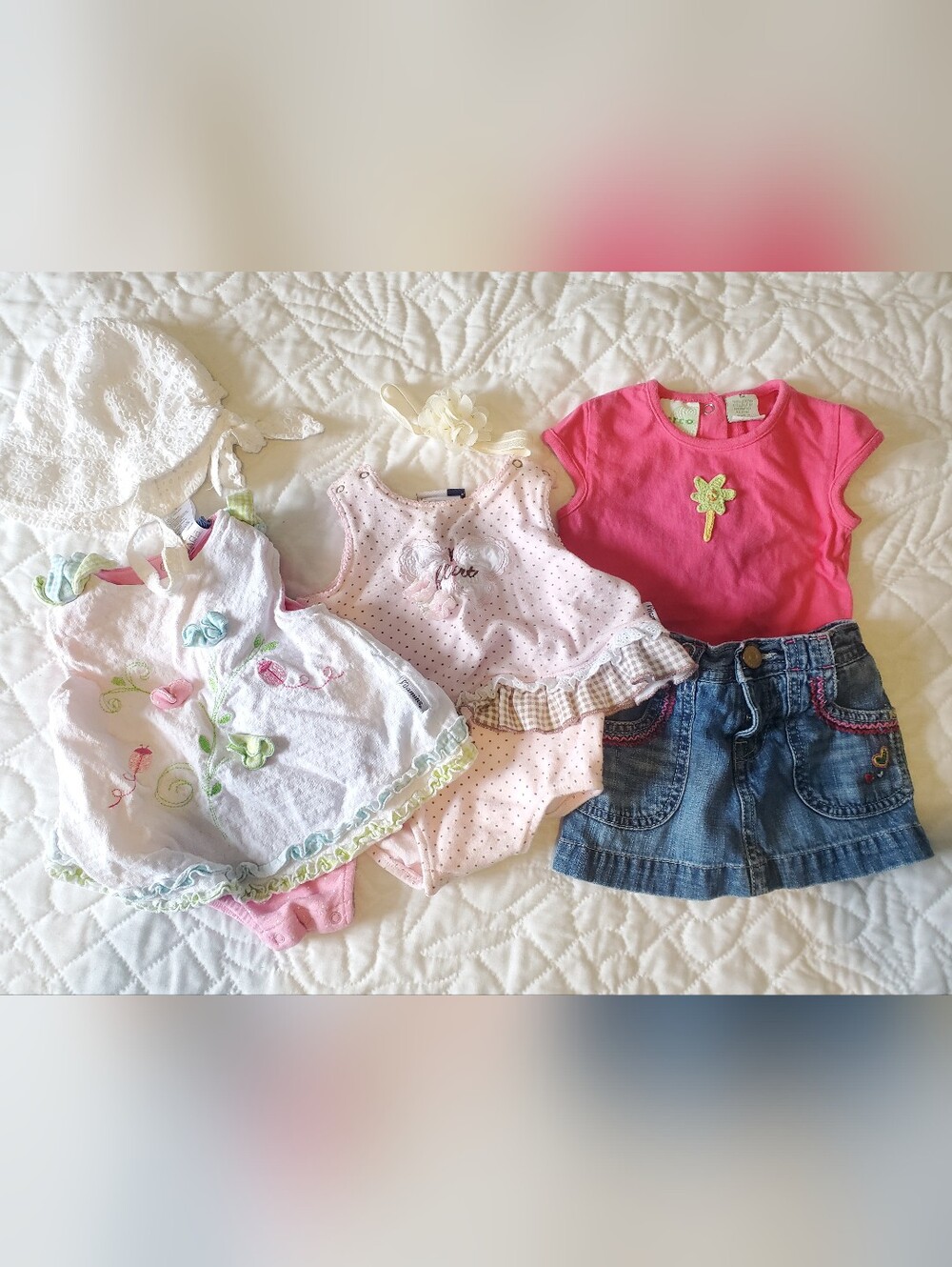 Baby Girl 3-6 Month Spring Summer Bundle